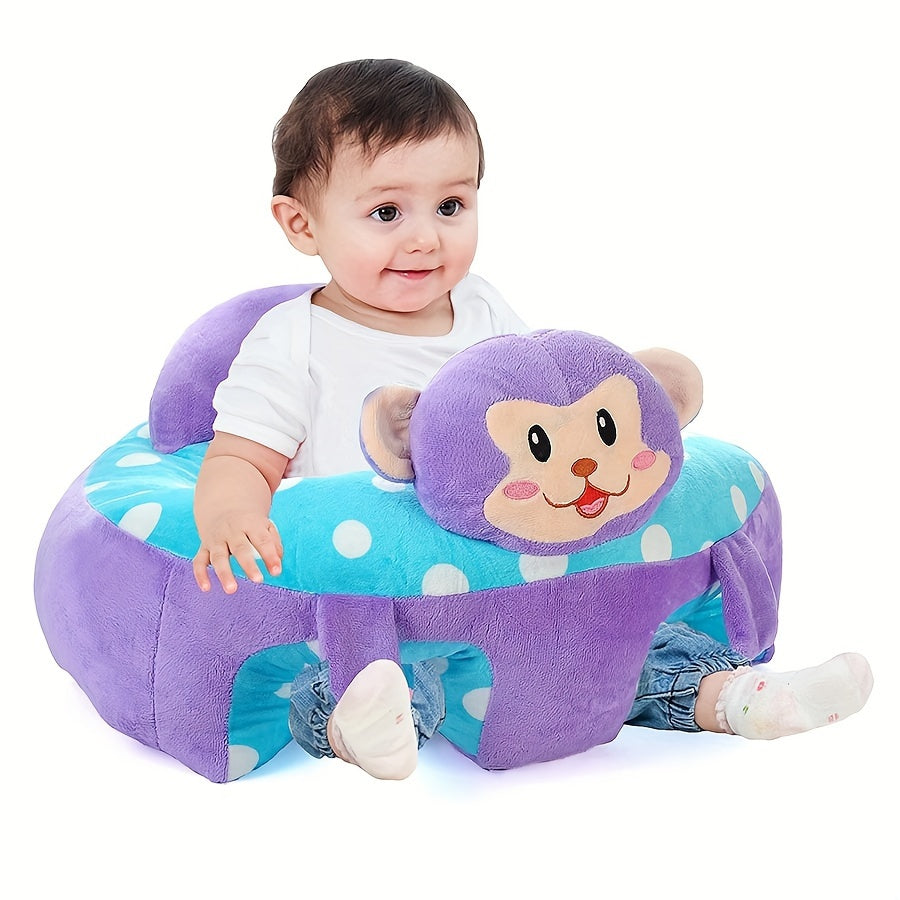 Fauteuil Enfant Peluche Éléphant - Siège Confortable et Ludique