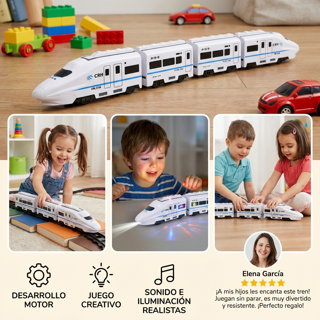 TrainTrekker - Train à Tirer Éducatif pour Tout-Petits