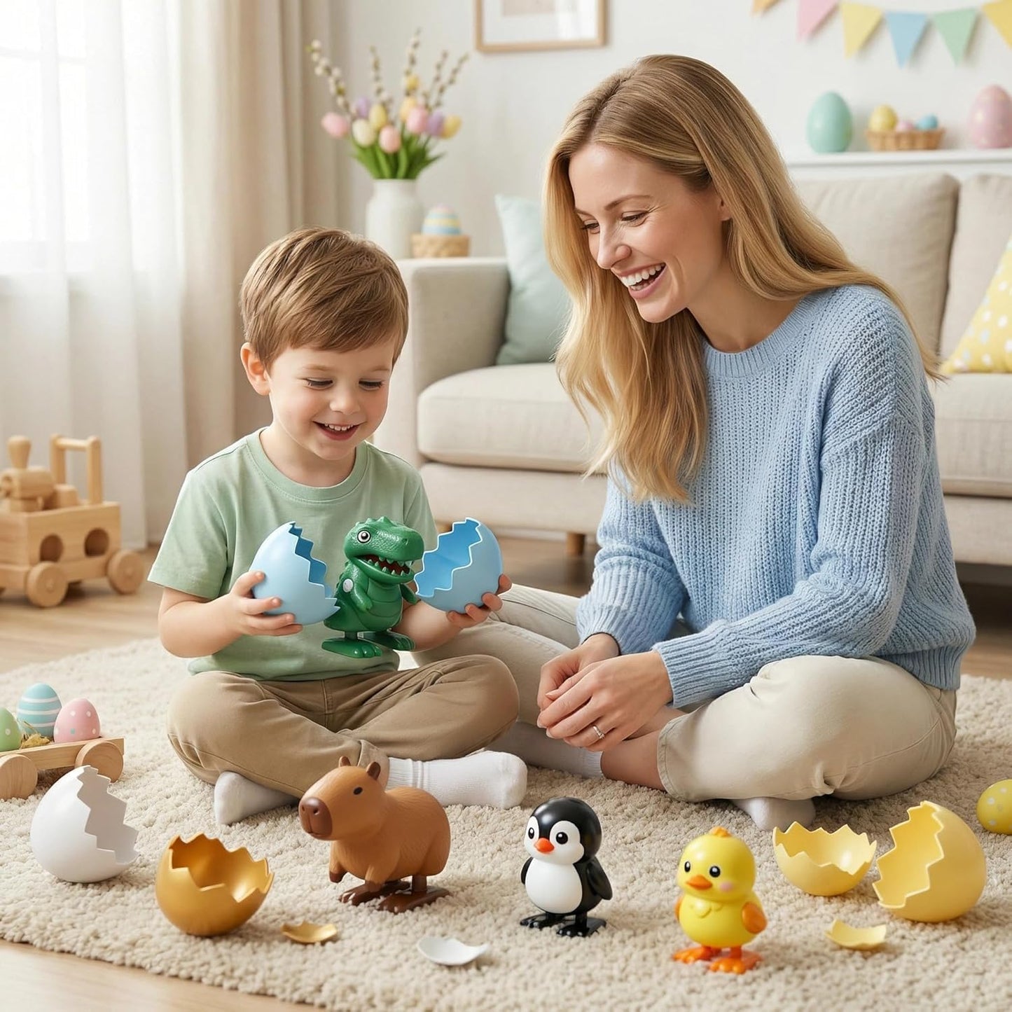 HatchWhirl - Plaisir de Pâques illimité avec des courses d'animaux mécaniques enchantées