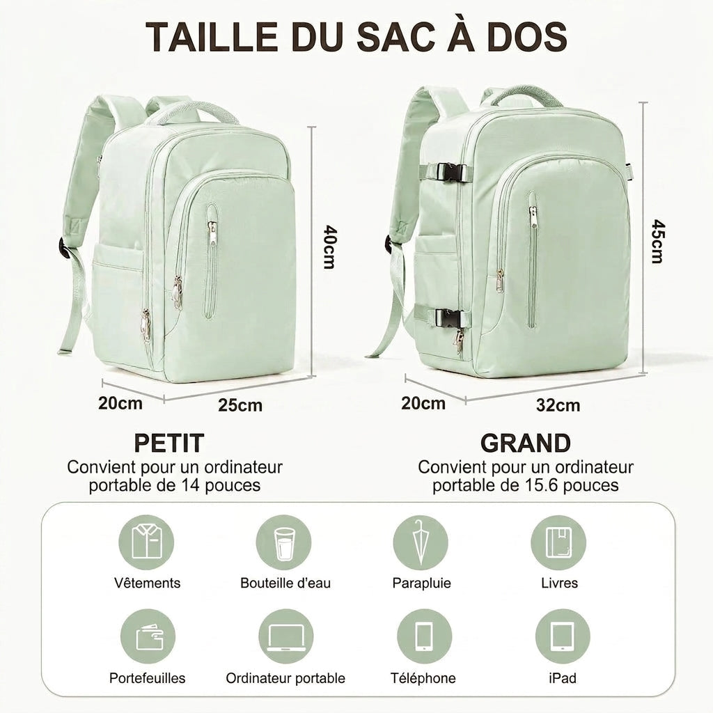 DENEB - sac à dos voyage cabine 45x36x20 Easyjet