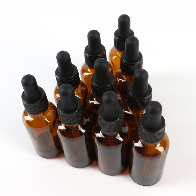 Flacon Pipette Verre Ambré 30ml pour Sérums & Huiles | Le Sac du Voyageur