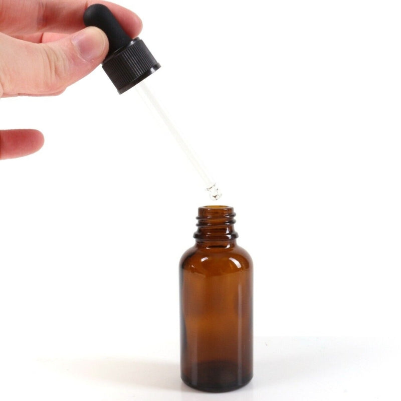 Flacon Pipette Verre Ambré 30ml pour Sérums & Huiles | Le Sac du Voyageur
