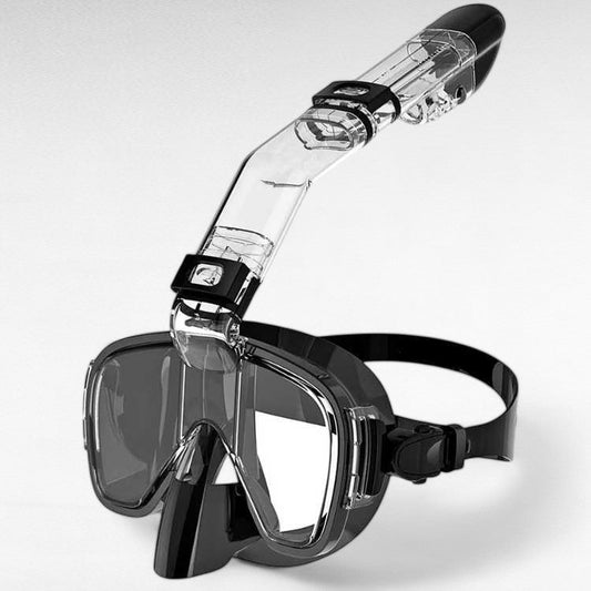 ProDive Foldable Snorkel Mask with 180° View for Watersports – coloris Black