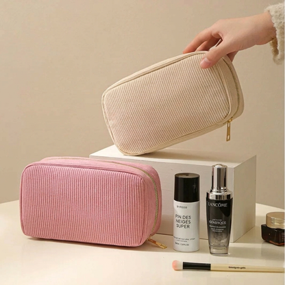 Trousse Maquillage Velours Côtelé – photo 2
