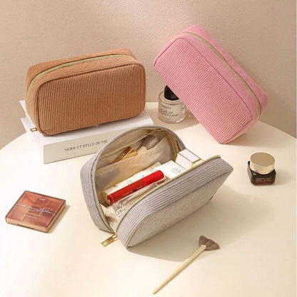 Trousse Maquillage Velours Côtelé – photo 3