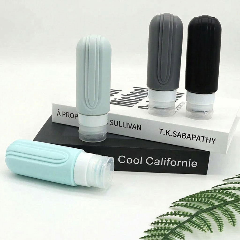 Zéphyr - Flacons de Voyage Rechargeables en Silicone