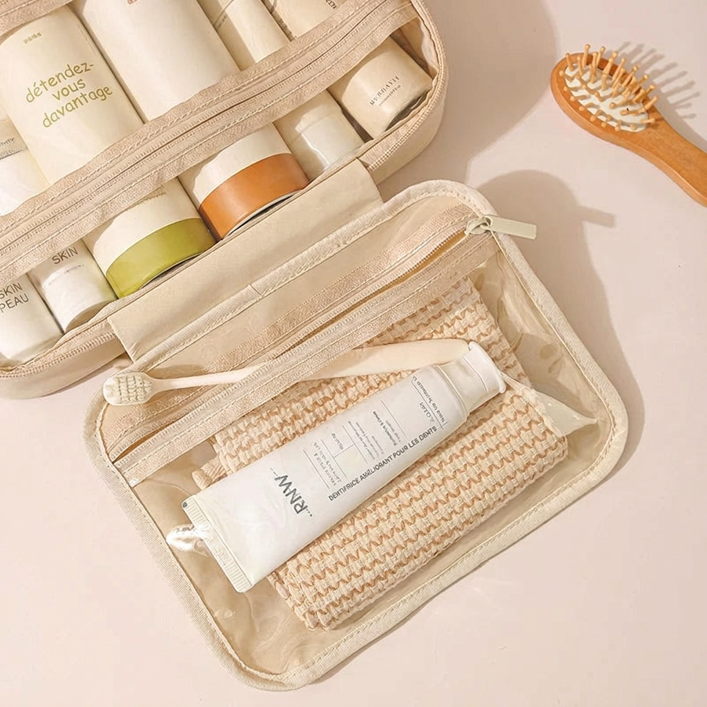 AETHER - Trousse de Toilette Suspendue Grande Capacité