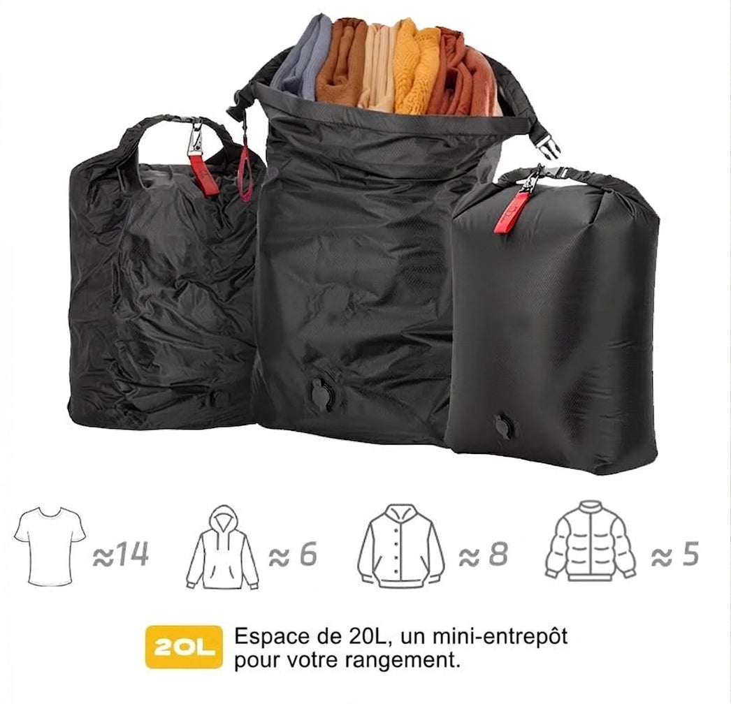 Zéphyr - Sac de Compression Étanche Grande Capacité