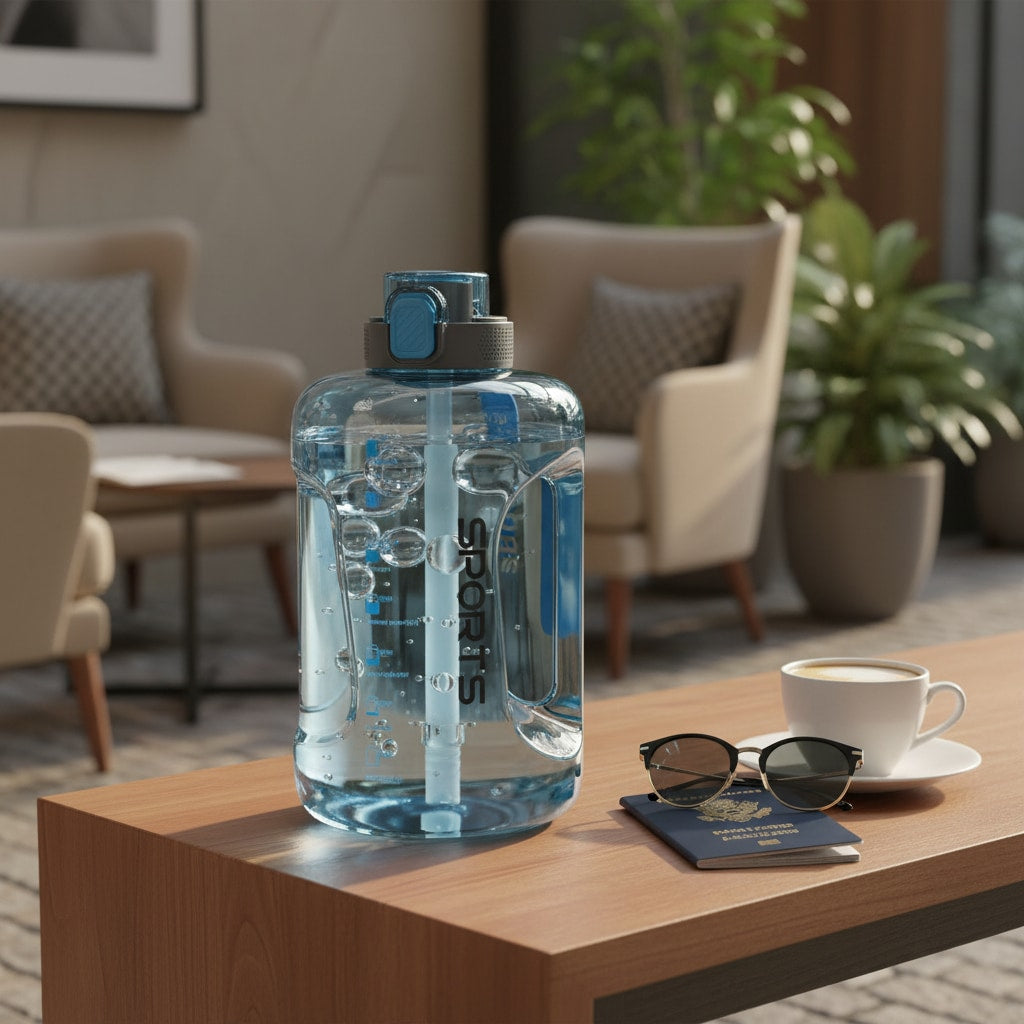 Gourde Bidon GlassValve Anti-Fuite Sport & Randonnée | Le Sac du Voyageur