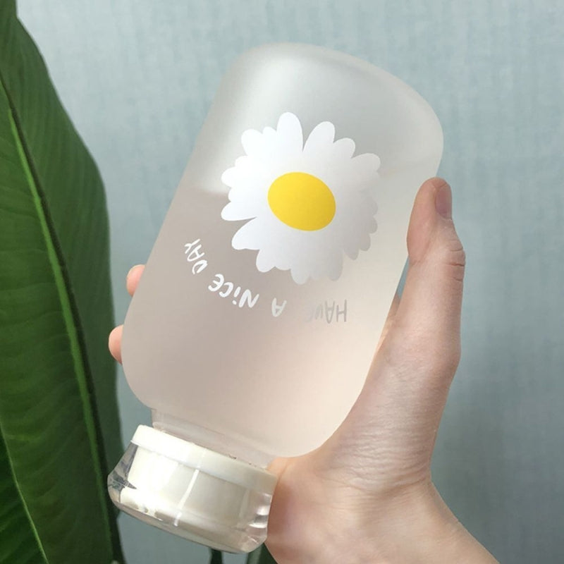 Gourde En Verre Avec Paille