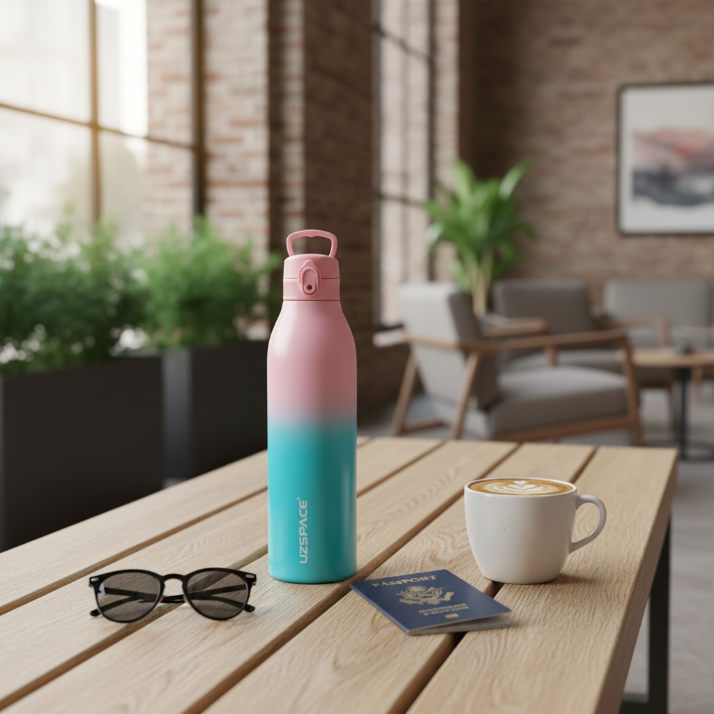 Gourde Inox Isotherme DriveTub 500ml : Hydratation optimale en voyage | Le Sac du Voyageur