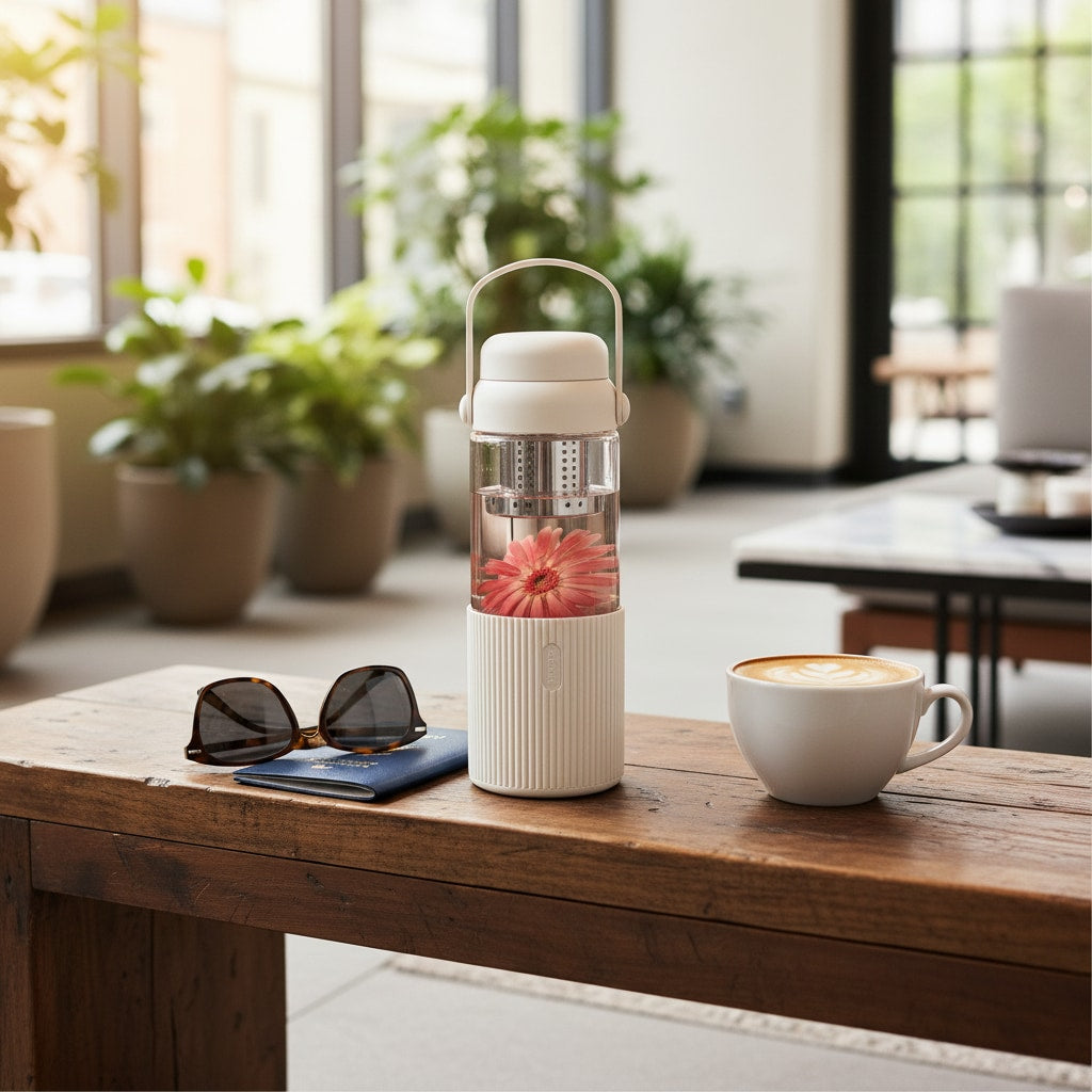 Gourde Verre Infuseur