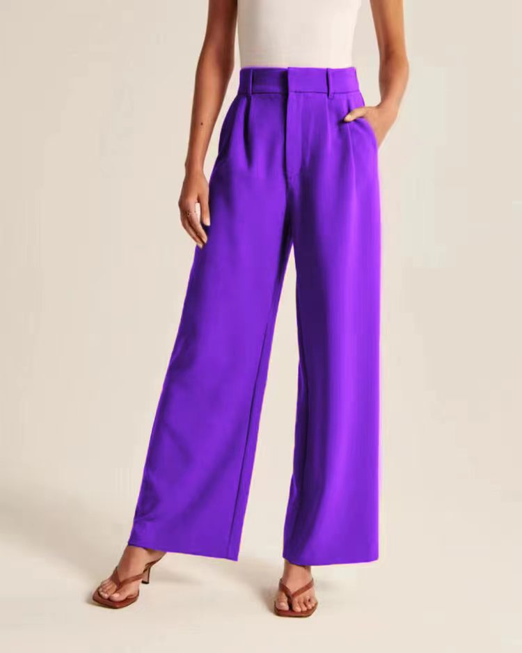 Pantalon Cintré Femme, jambe large