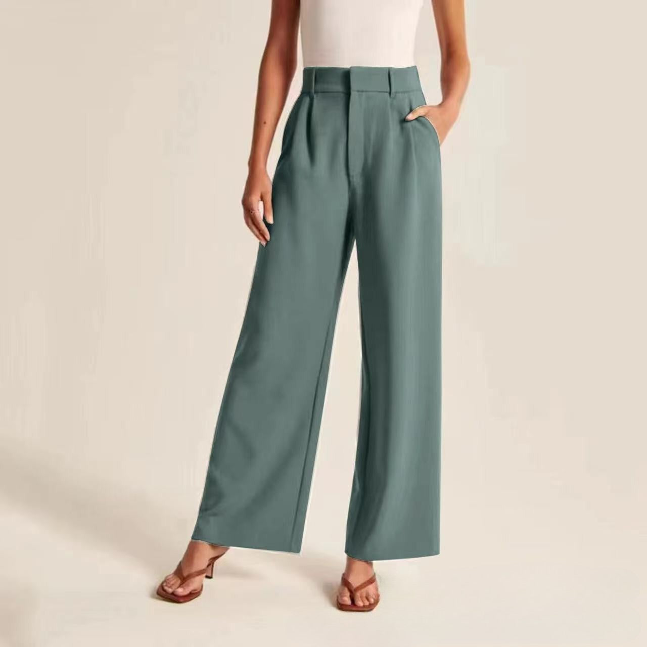 Pantalon Cintré Femme, jambe large