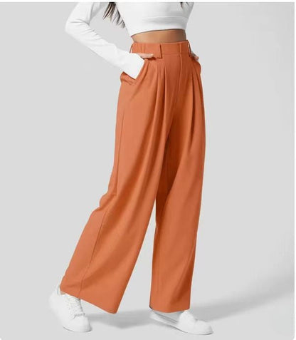 Pantalon Cintré Femme, jambe large