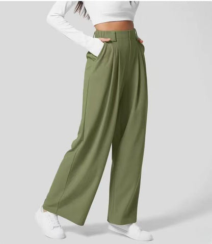 Pantalon Cintré Femme, jambe large