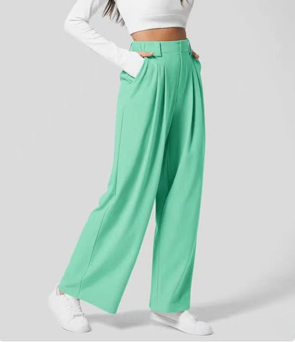 Pantalon Cintré Femme, jambe large