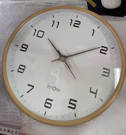 Horloge Murale Minimaliste en Bois
