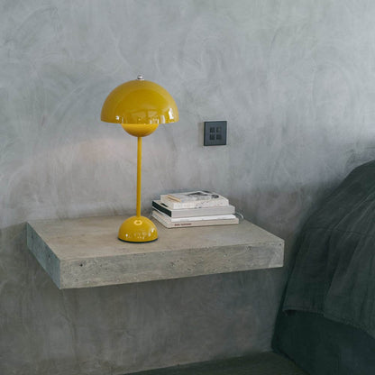 Lampe de Table LED Portative Flowerpot – coloris Jaune
