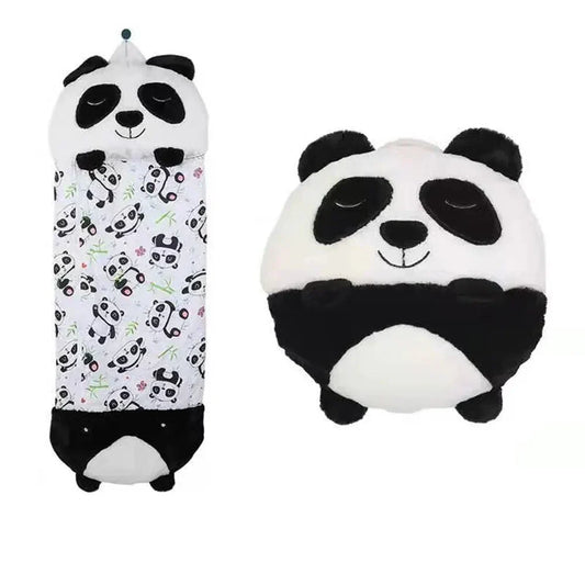Kids' SleepyBuddy 2-in-1 Sleeping Bag & Cuddle Toy – coloris Panda