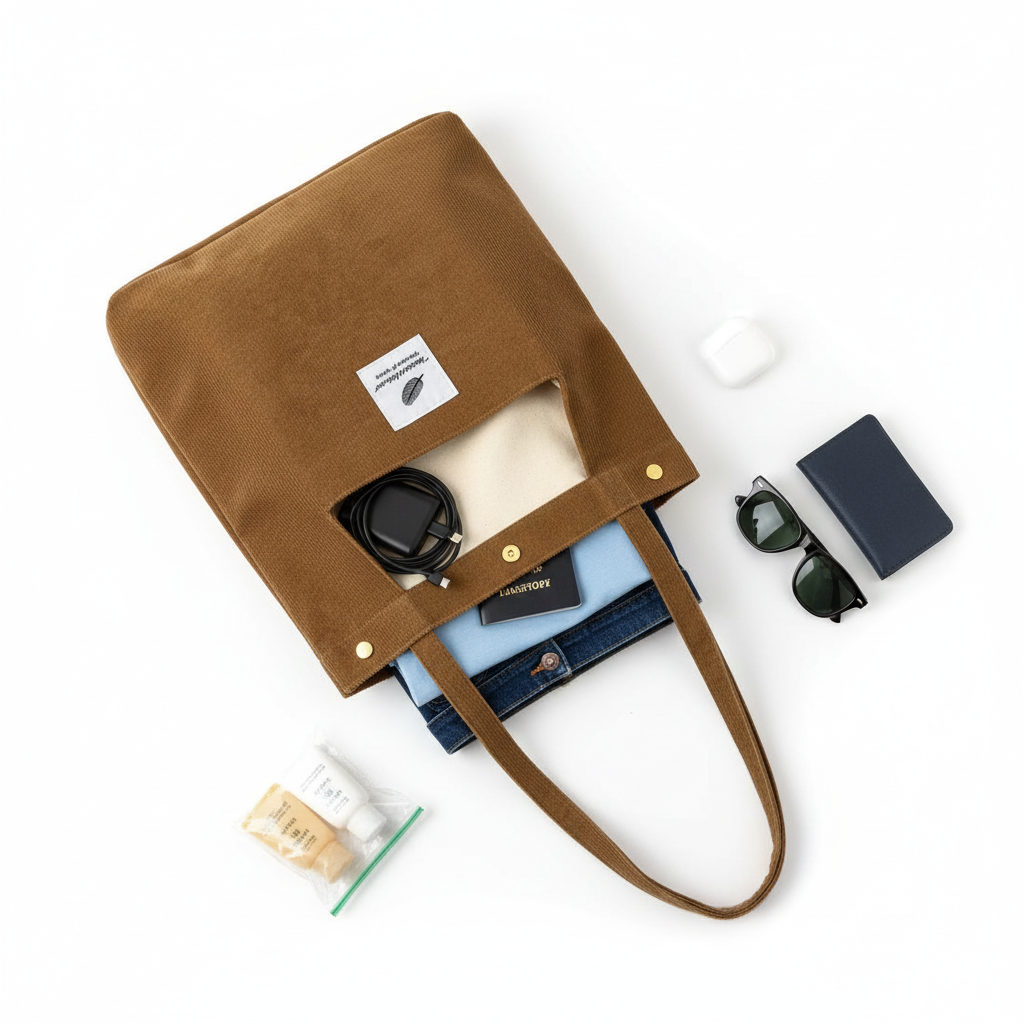 ETHERIA - Tote Bag Voyage Léger & Pliable pour Escapade Urbaine | Le Sac du Voyageur