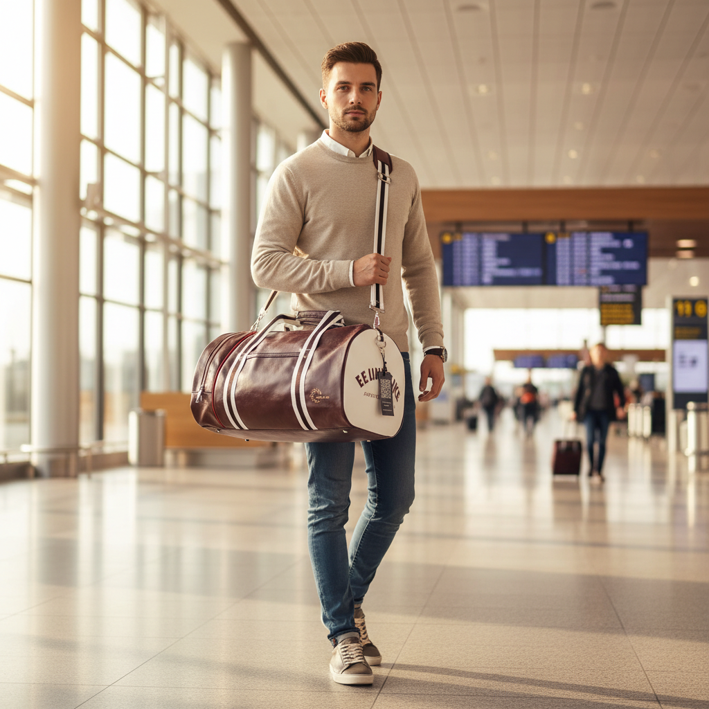 NAOS - Sac De Sport En Cuir De Voyage