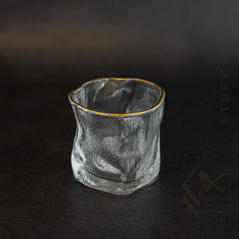 Set de 6 verres Wave 15cl liseré doré