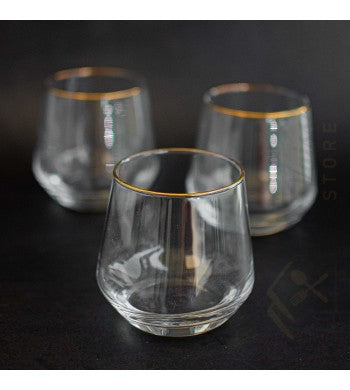 Set de 6 verres à eau Gold Touch 300ml