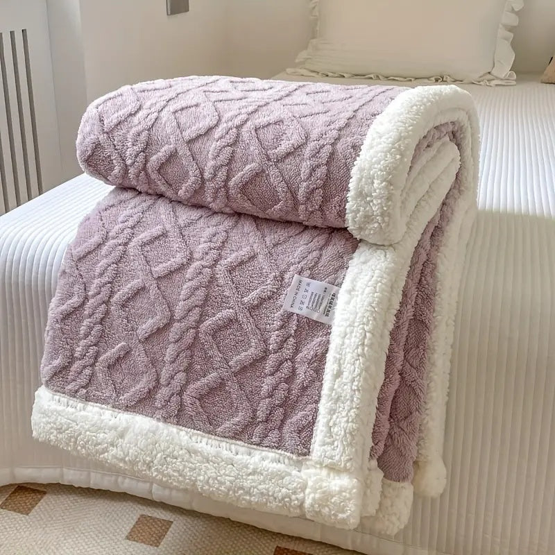 Plaid Sherpa Luxueux Toutes Saisons