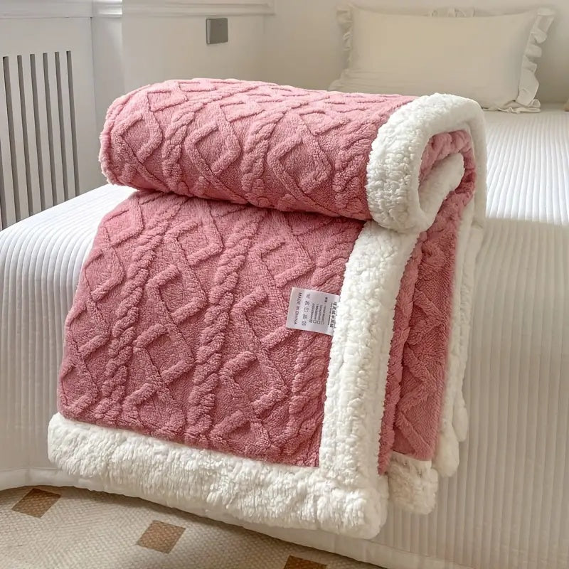 Plaid Sherpa Luxueux Toutes Saisons