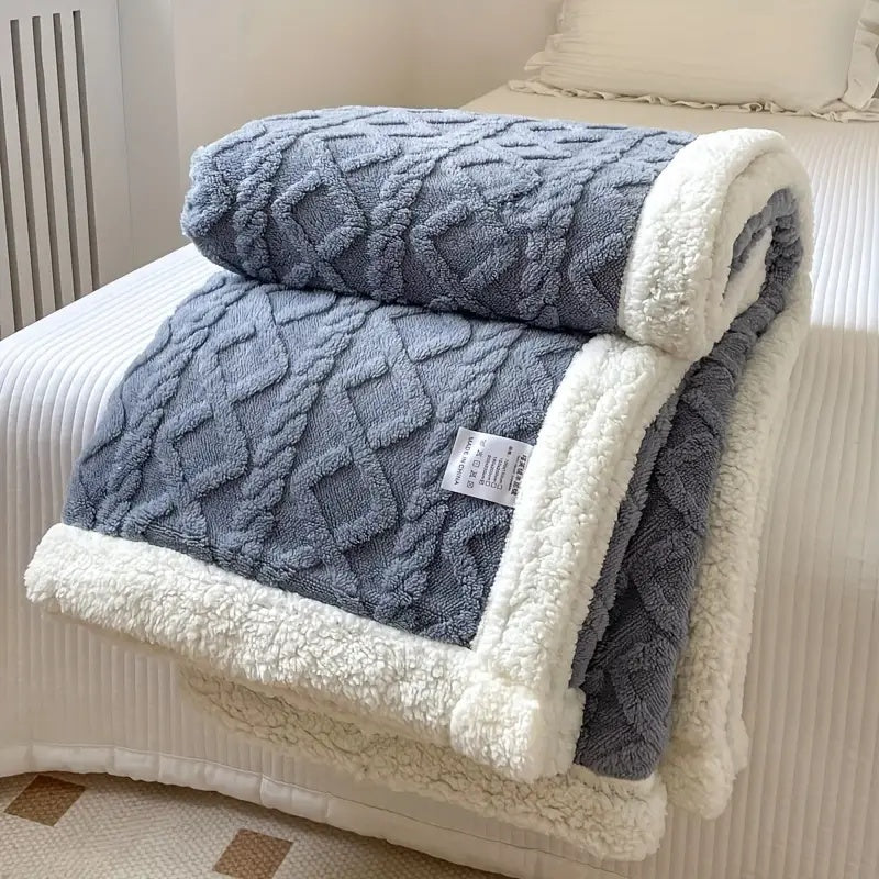 Plaid Sherpa Luxueux Toutes Saisons