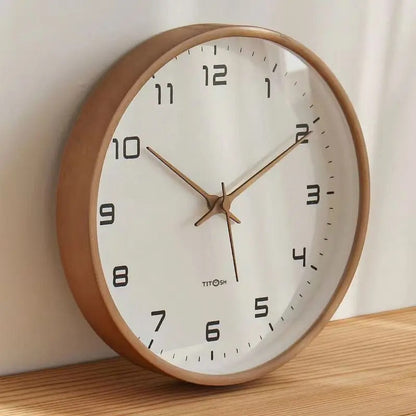 Horloge Murale Minimaliste en Bois