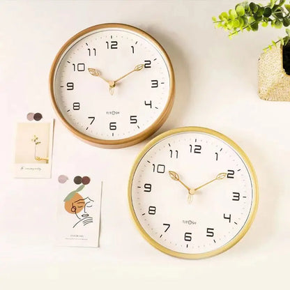 Horloge Murale Minimaliste en Bois
