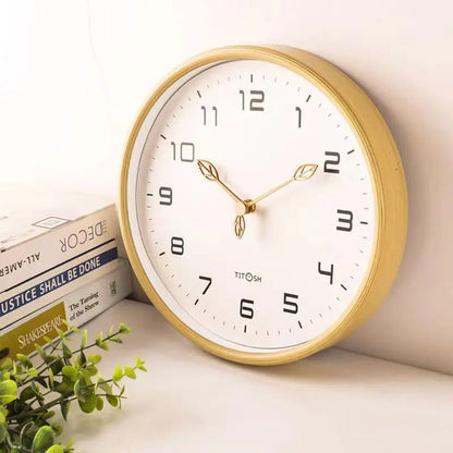 Horloge Murale Minimaliste en Bois