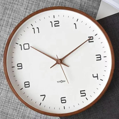 Horloge Murale Minimaliste en Bois