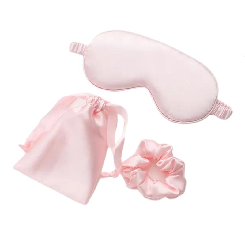Masque Nuit Luxe Soie Douce | Réparateur & Anti-Fatigue Voyage | Le Sac du Voyageur