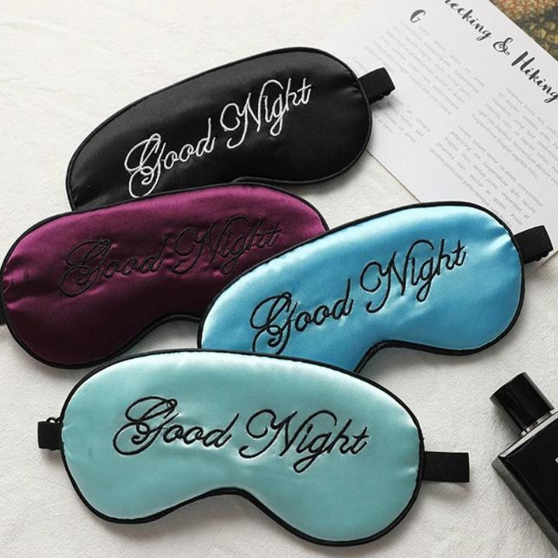 Masque Sommeil Satin Doux Obscurité Totale | Le Sac du Voyageur