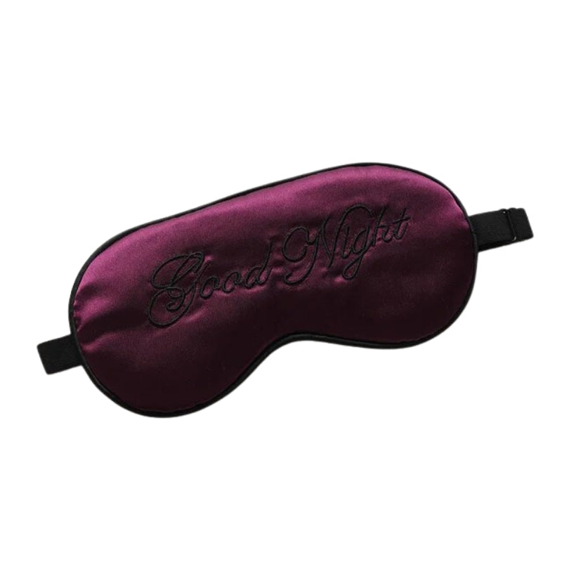 Masque Sommeil Satin Doux Obscurité Totale | Le Sac du Voyageur