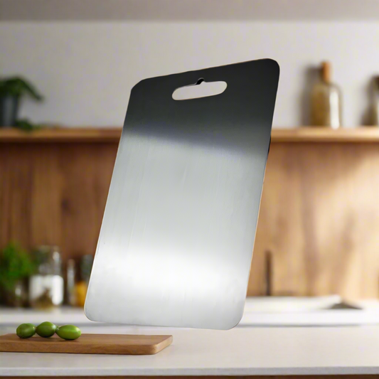 Medical Grade Titanium Cutting Board - Safe Non-Porous Surface