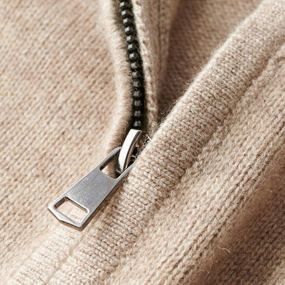 Pull Classique Polyvalent Homme, col zippé