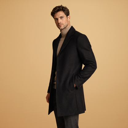 Manteau Classique Cintré Élégant Homme