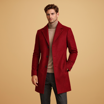 Manteau Classique Cintré Élégant Homme