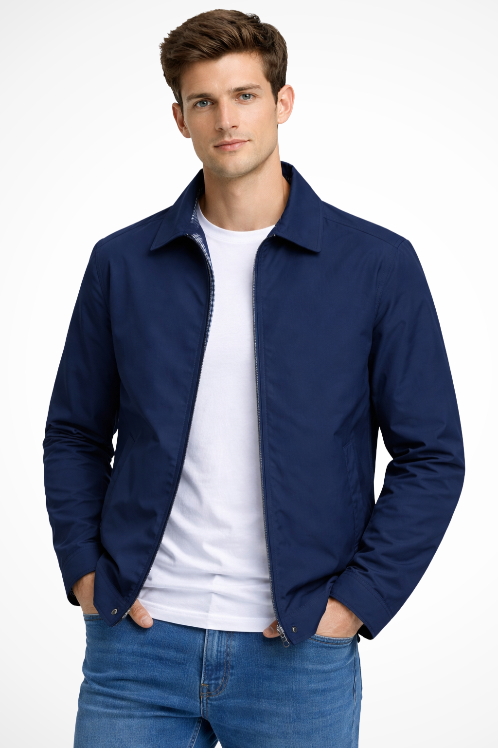 Veste Stylée Homme, à col