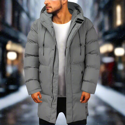 Veste Chaude à Capuche Matelassée Homme