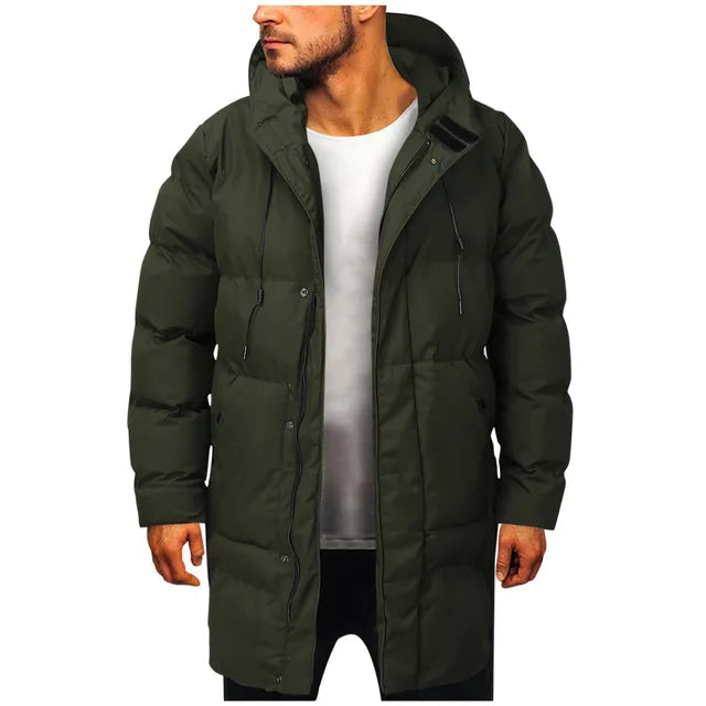 Veste Chaude à Capuche Matelassée Homme