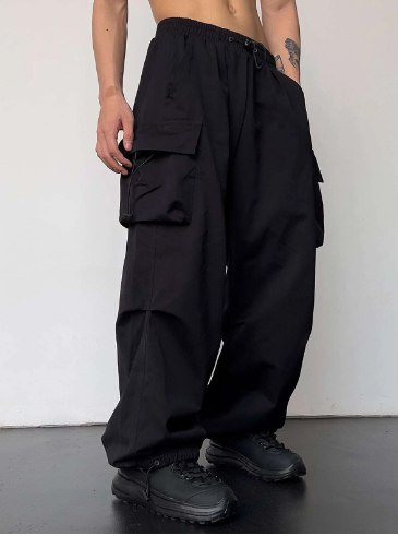 Pantalon Ample Décontracté Homme, multi-poches