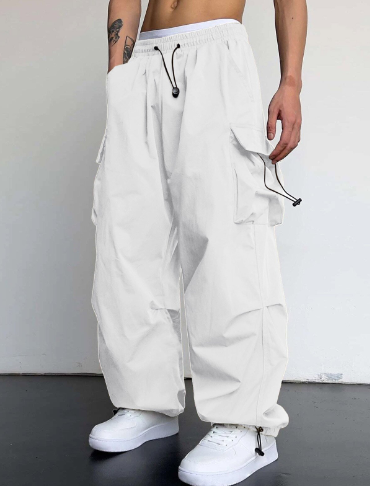 Pantalon Ample Décontracté Homme, multi-poches