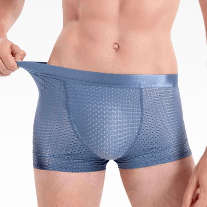 Short Respirant Homme – Noir et bleu et gris et rouge lot de
