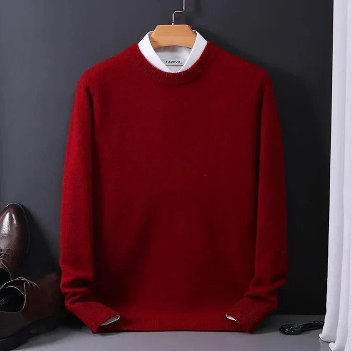 Pull Ample Luxueux Homme – Rouge