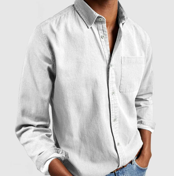 Chemise Décontractée en Jean Douce Homme